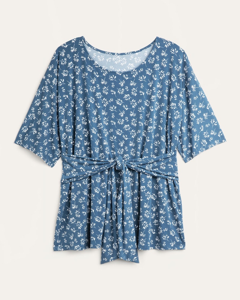 Front of plus size Kara Tie-Front Top by Molly&Isadora | Dia&Co | dia_product_style_image_id:182626
